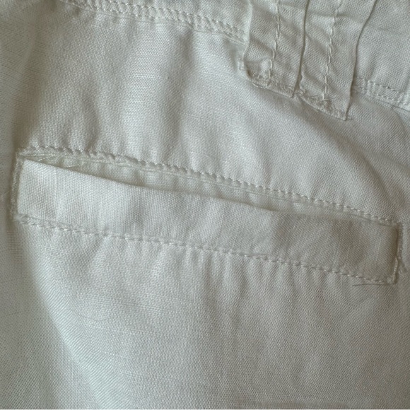 Converse | White | Linen Pants | Size 6 - Picture 5 of 6